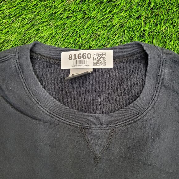 NIKE Sweatshirt 2XL 27x27 Small-Swoosh Logo Baggy Boxy Crop - Picture 13 of 15